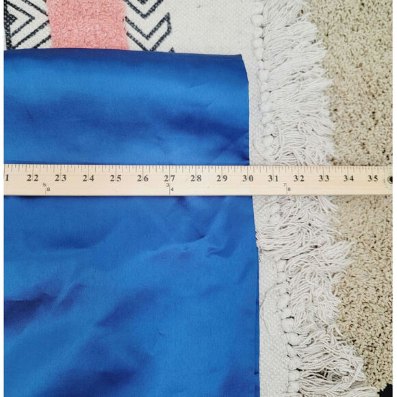 JS Collections Beaded Twill Strapless Sheath Dress in Peacock Blue, sz 8P - Picture 15 of 16